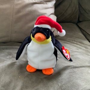 Zero the penguin beanie baby